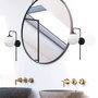 Opviq Viran - 10915 Lámpara de pared Blanco y negro